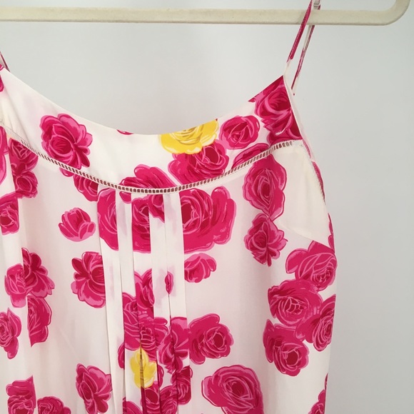 Anthro Floral Silk Dress | 8 - Picture 3 of 5